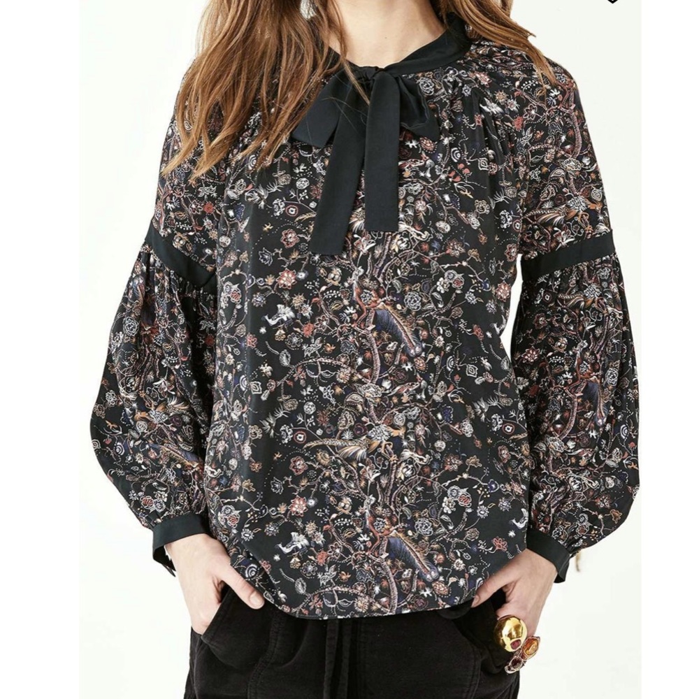 Ulla Johnson ETIENNE SILK BLOUSE 6